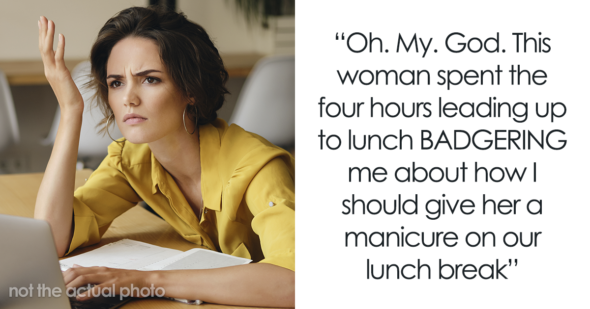 "A Complete Clown": Entitled Co-Worker Expects Woman To Give Her A Free Manicure Over Lunch - Vimarsana News