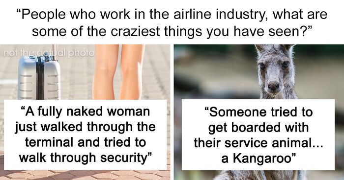 30 People Who Work In The Aviation Industry Share The Craziest Things They Have Seen