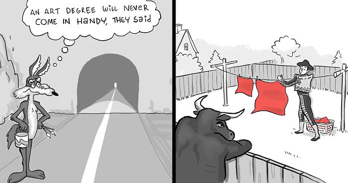 30 Hilariously Creative Short Cartoons Filled With Absurd Situations, By Will Santino (New Pics)