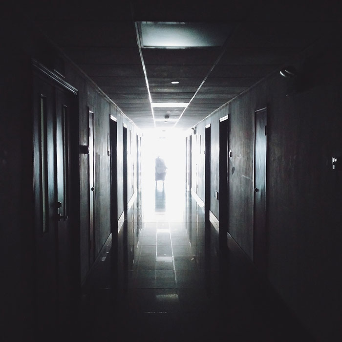 Photo of hospital corridor