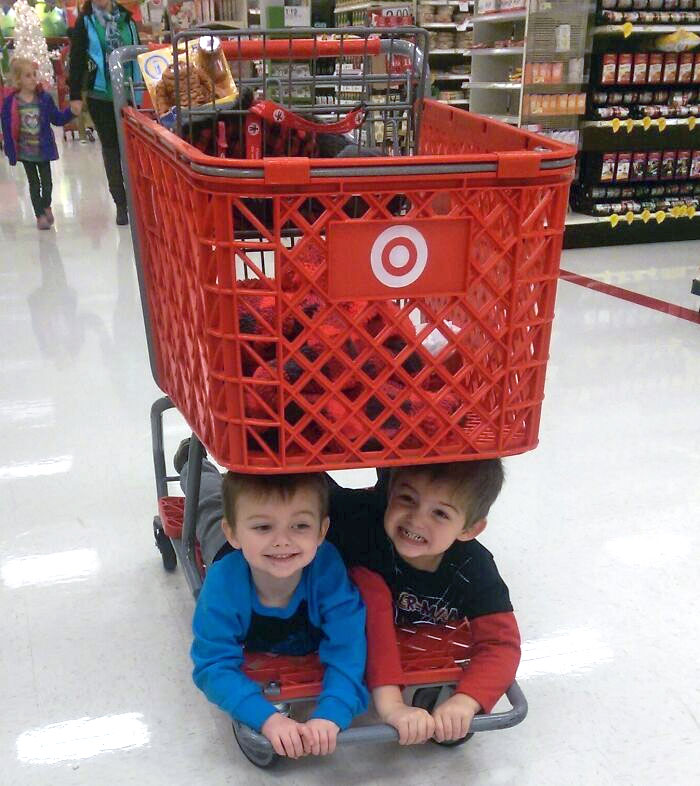 "We Have More Fun Shopping With Daddy"