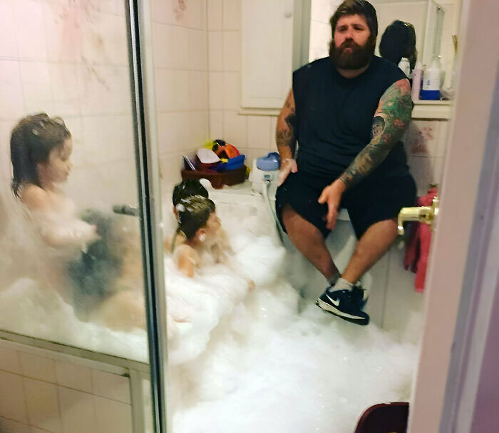 Wash The Kids They Said. Probably The Last Time They Leave Me In Control