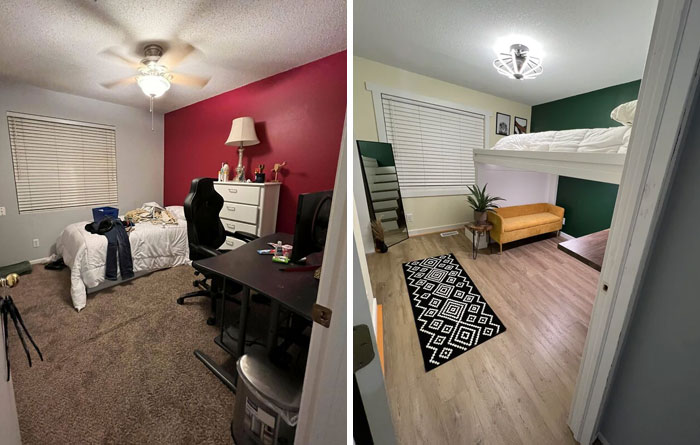 Before & After Of My Brother’s Room As A Surprise