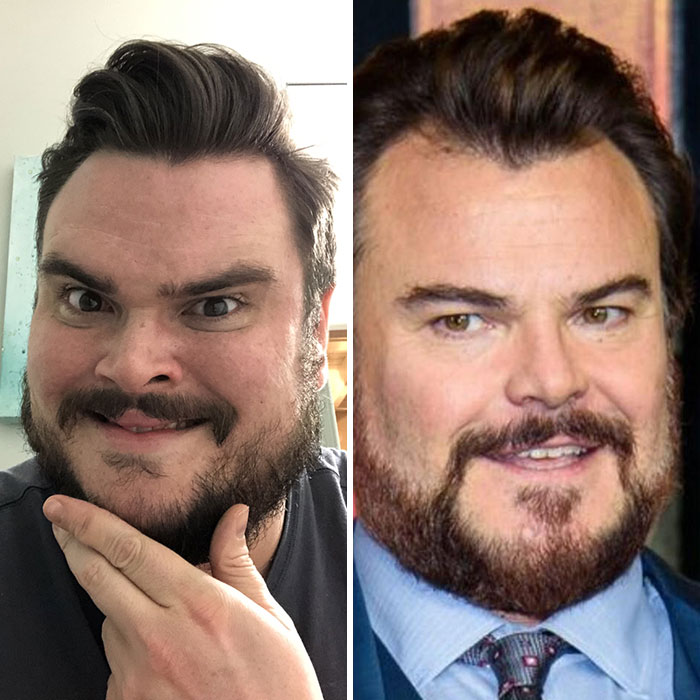Jack Black's Twin? I’ve Been Called Him My Entire Life! If Someone On Here Knows Him, Tell Him I’m A Huge Fan And That He Looks Like Me