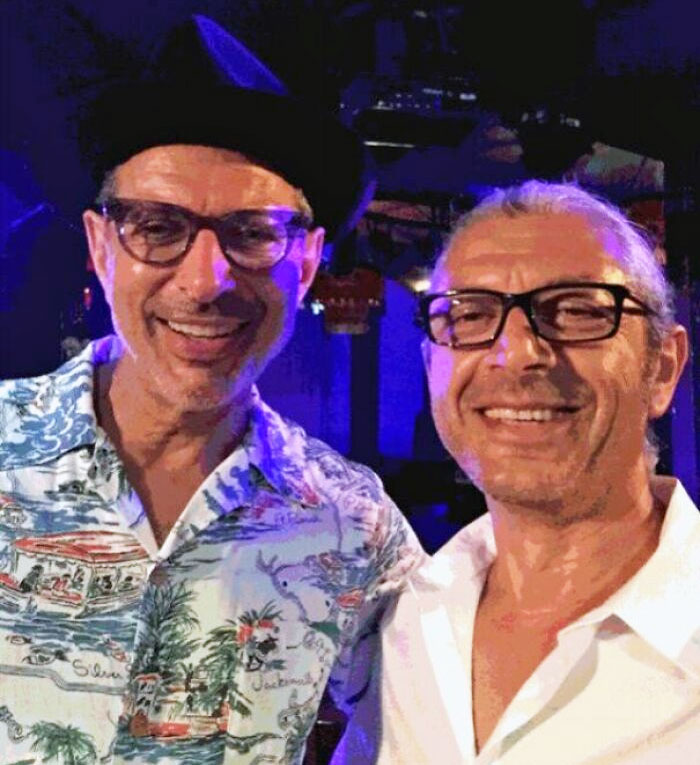 My Family's Friend Is A Persian Replica Of Jeff Goldblum. They Finally Met