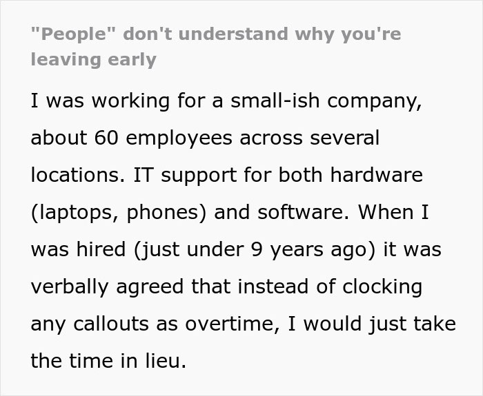 Coworkers Question Why Guy Keeps Leaving Early, He Maliciously Complies With ‘Expectations’ Coworkers Question Why Guy Keeps Leaving Early, He Maliciously Complies With ‘Expectations’