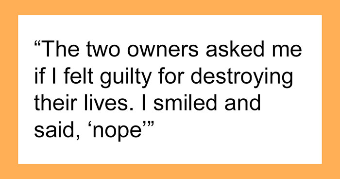A Salesperson Was Cheated Out Of A Huge Payout, So He Decided To Take Down The Company
