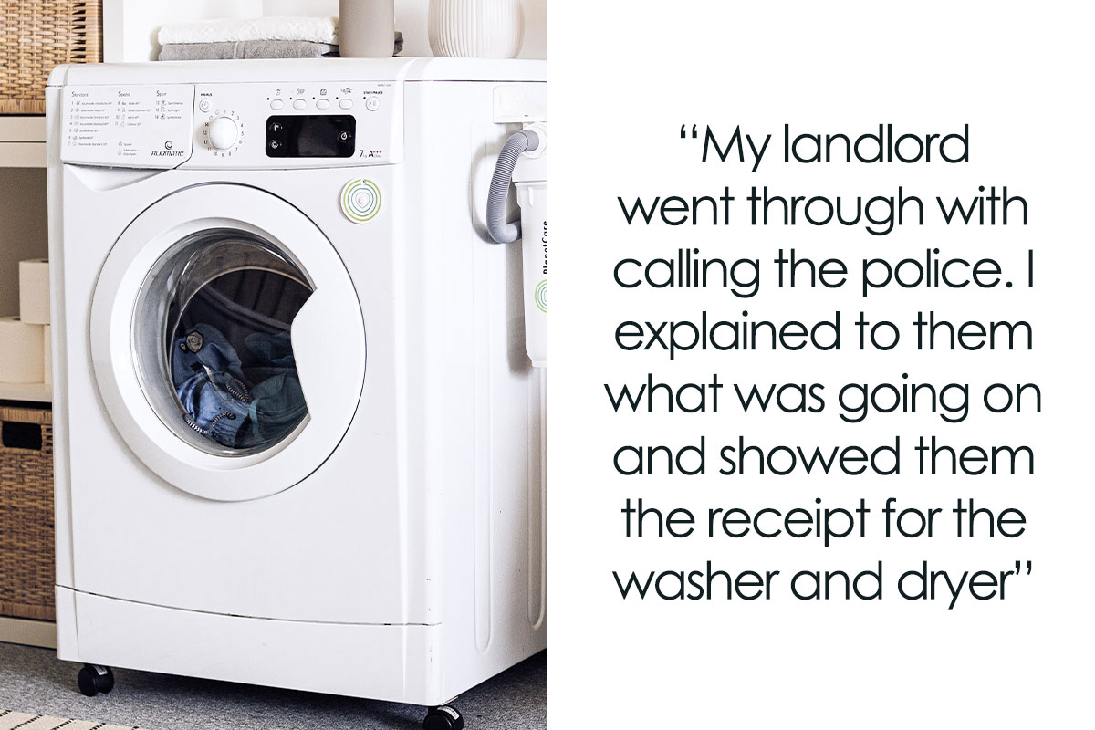 Landlord Calls The Police On ExTenant For Taking Washer And Dryer He