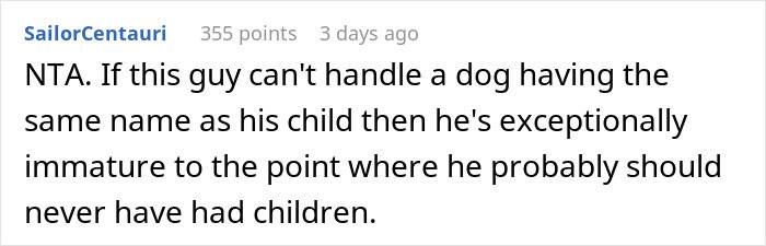 Man Thinks His 2 Y.O. Daughter Deserves Her Name More Than A 6 Y.O. Dog, Demands It Be Changed