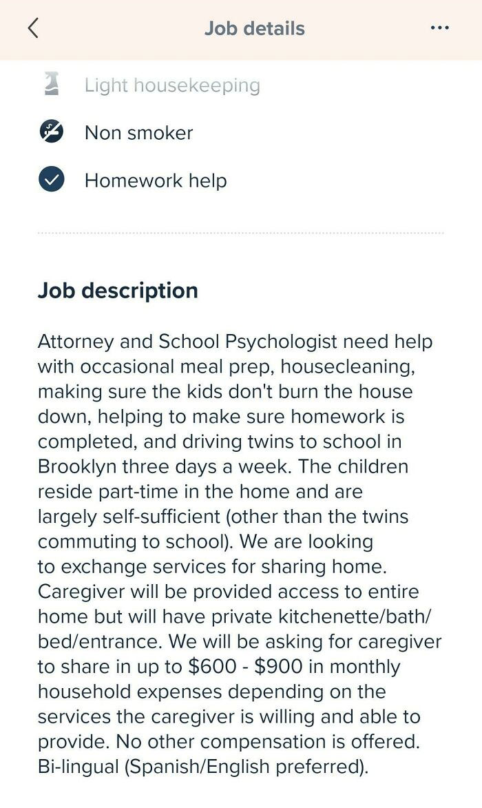 Looking For A Nanny