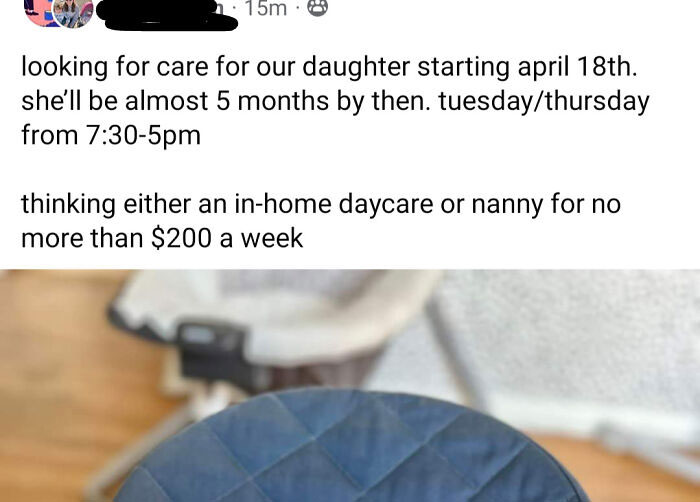 Maybe I'm Not Good At Math But This Seems Low For Infant Childcare