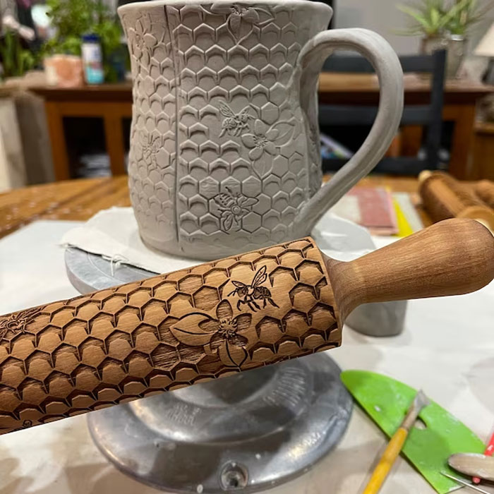 Embossed Rolling Pin: For the baking enthusiast in your life who wants that extra touch on their cookies, making Christmas gifting even more defined and delicious!