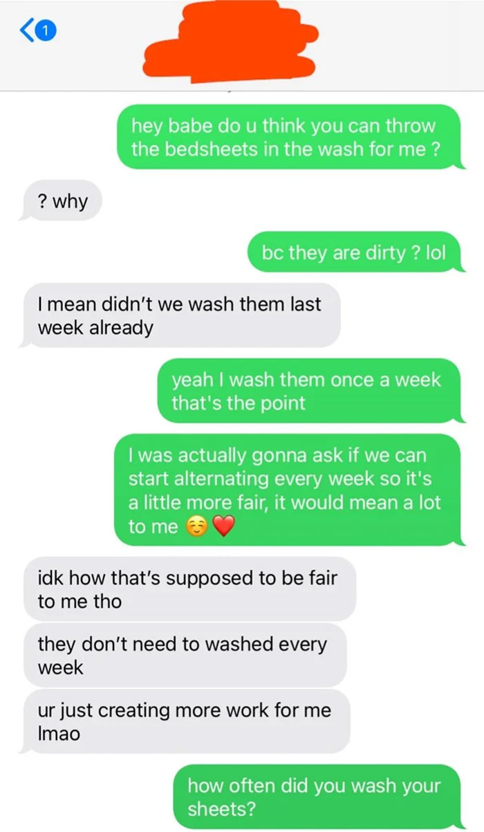 Grossed-Out Woman Shares A Screenshot Of A Chat With BF That Foreshadowed Their Breakup Grossed-Out Woman Shares A Screenshot Of A Chat With BF That Foreshadowed Their Breakup