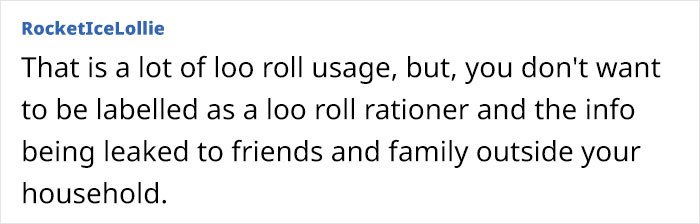 Family Of 4 Goes Through 3 Toilet Paper Rolls Per Day, Mom "Loses The Plot" Family Of 4 Goes Through 3 Toilet Paper Rolls Per Day, Mom "Loses The Plot"