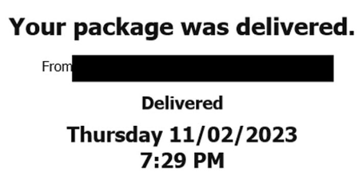 Hey Pandas, Show Us Your “Best” Delivery Confirmation Photo (Closed)