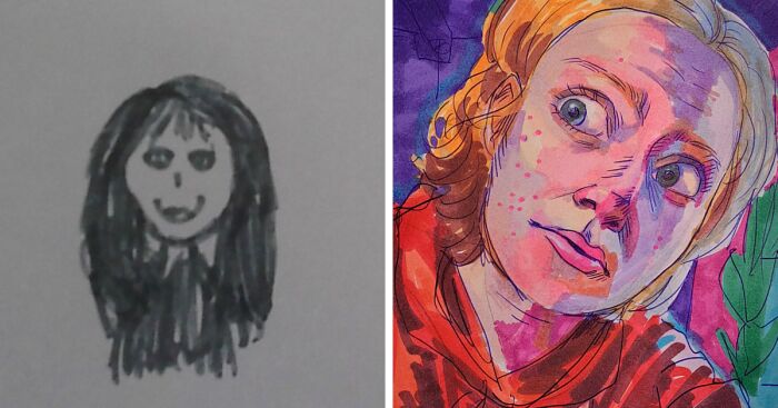 Hey Pandas, Draw A Self-Portrait (Closed)