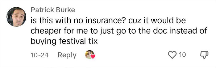 Woman Takes Friend To A Festival Medical Tent To Get Medical Attention, Sparks Huge Discussion Woman Takes Friend To A Festival Medical Tent To Get Medical Attention, Sparks Huge Discussion