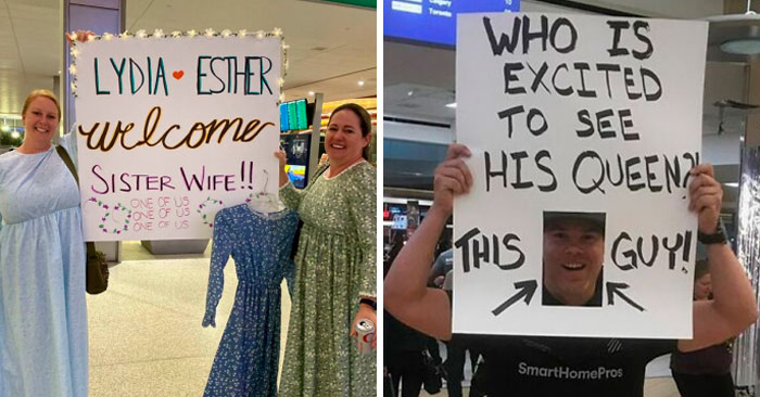 50 Hilariously Embarrassing Airport Pickup Signs That Cracked Up The Entire Arrivals Terminal (New Pics)