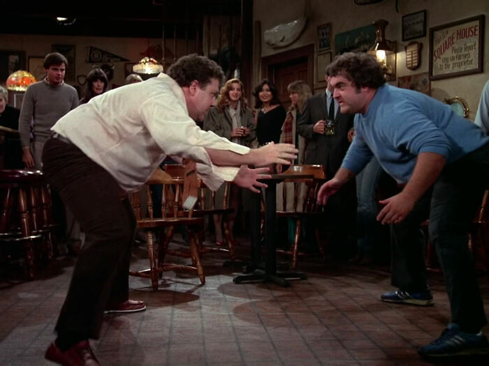 Norm fighting in Cheers