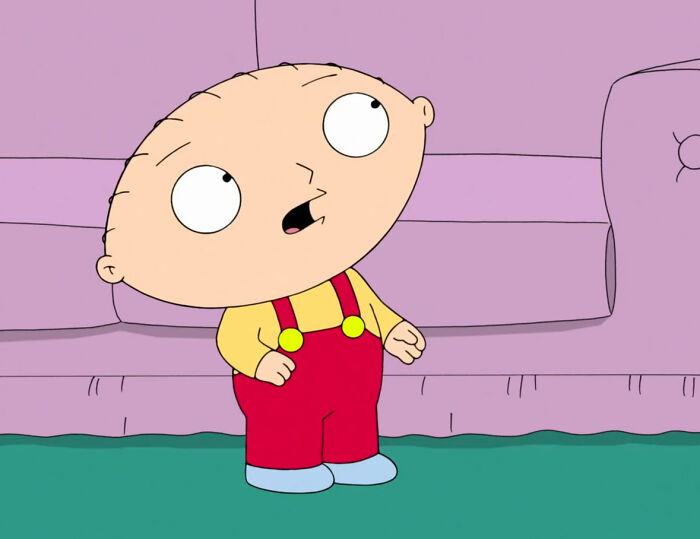 Stewie Griffin looking stunned from Family Guy