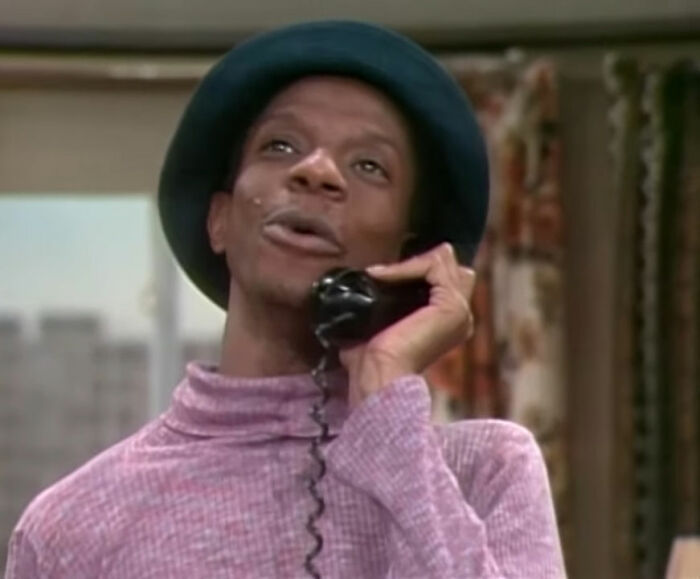  J.J. talking with phone from Good Times