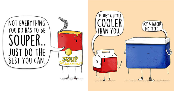 30 Funny Comics About Food That Are Full Of Puns And Jokes, By This Artist (New Pics)