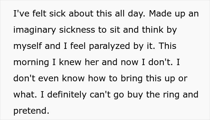 “I've Felt Sick”: Guy Asks For Advice After Discovering His GF Had A Family And Kept It Secret “I've Felt Sick”: Guy Asks For Advice After Discovering His GF Had A Family And Kept It Secret