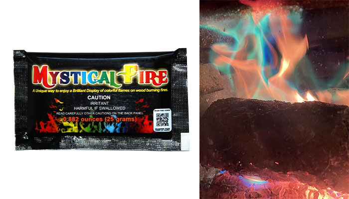 Turn Your Friend's Campfire Into A Light Show With Mystical Fire Flame Colorant - Campfires Have Never Been This 'Lit'!