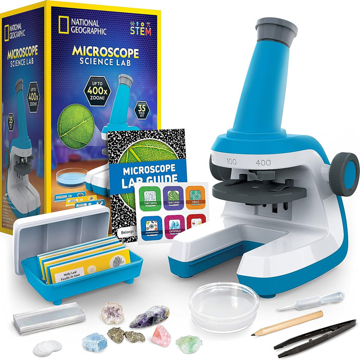 National Geographic Microscope For Kids: A high-quality educational toy that offers a myriad of science experiments for exploratory fun and learning.