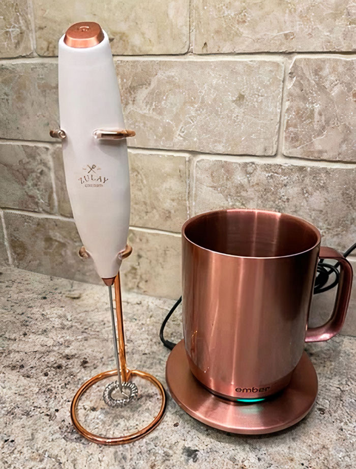 Milk Frother: For rich, creamy froth in seconds — because who needs a coffee shop when you can create your own perfect latte right at home?