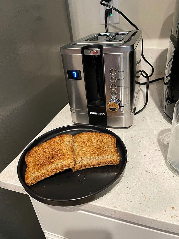 2-Slice Digital Toaster: Making morning toasties a breeze with custom browning settings and easy clean-up — top pick for foodies who adore gadgets with a modern edge on the countertop.