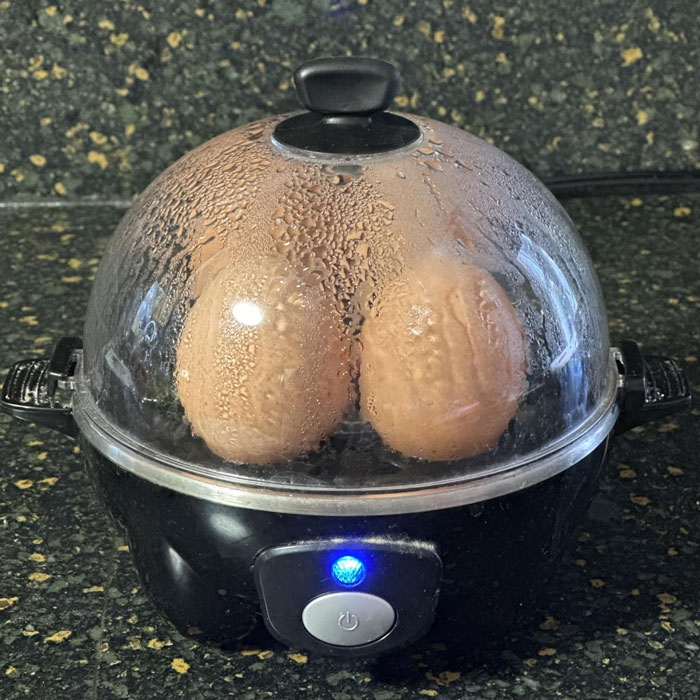 Dash Rapid Egg Cooker: The perfect gift for those busy bees constantly on the go - it's versatile, compact, and guaranteed to serve up delicious eggs every time.