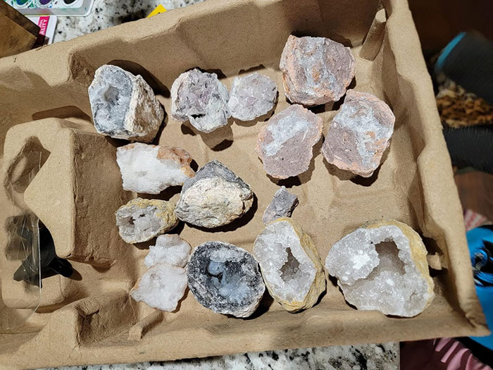 National Geographic Break Open 10 Premium Geodes: Set that'll let your giftee embark on a thrilling geological treasure hunt and reveal enthralling crystal formations - a gift as exciting as it's educational, perfect for nurturing the little scientist in them.