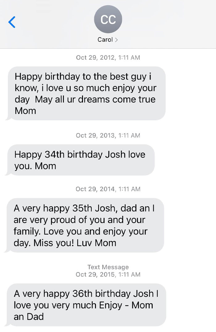 Before My Mother Passed Away, She Would Always Stay Up To Wish Me Happy Birthday At 1:11 AM, The Time Of The Day I Was Born. I Miss Those Texts More And More Each Year