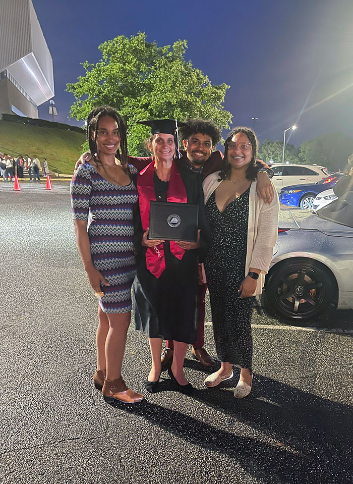 After Putting Me And My Two Sisters Through College, My Mom Kept Her Promise To Us And Got Her First College Degree