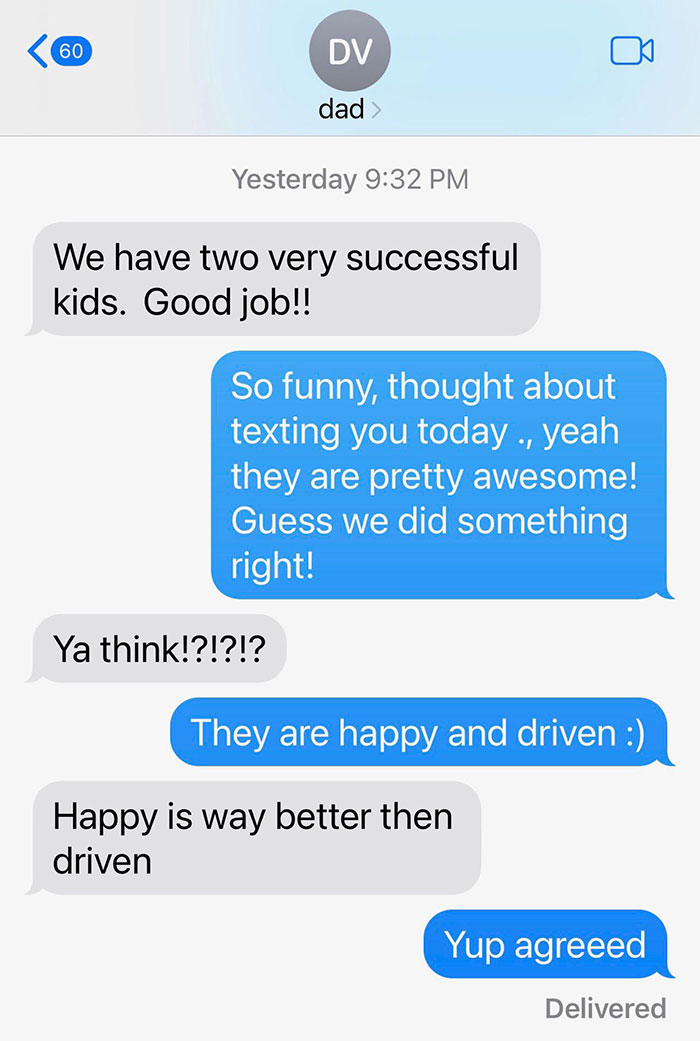 My Parents Are Divorced, And It Didn't End Well, But My Mom Sent Me And My Sister This Screenshot Yesterday. We Both Just Received Our Dream Job Offers Literally 2 Days Apart
