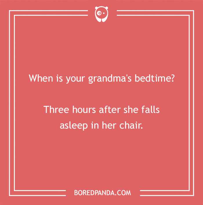 Joke about grandparents