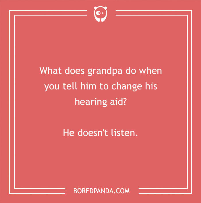 Joke about grandparents