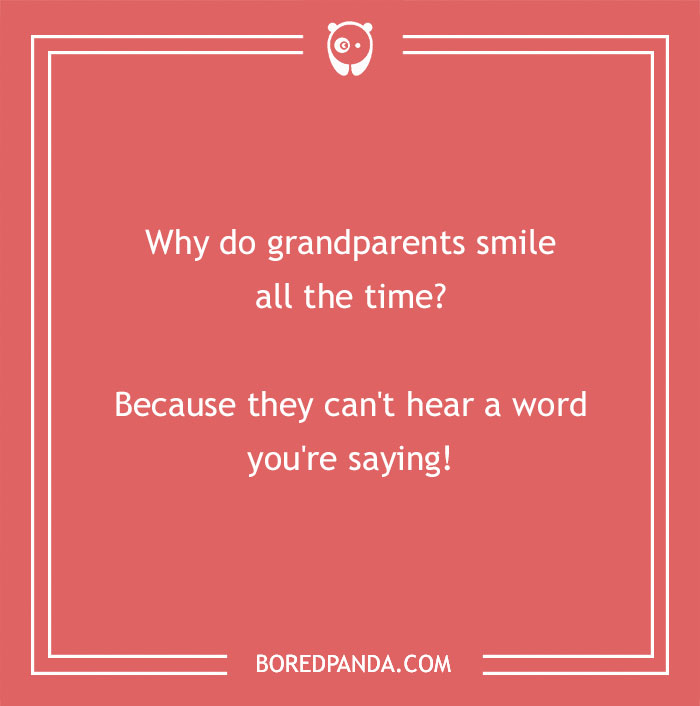 Joke about grandparents