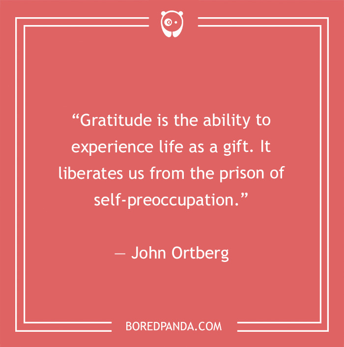 John Ortberg quote on gratitude 
