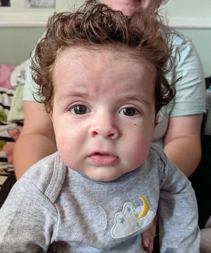 5 Months Old And Counting. His Hair Has Always Been Crazy