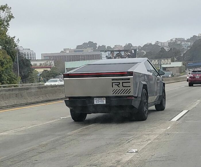 Saw This Delorean On 101n In San Francisco Sunday. My 10 Year Old Asked, "Why Is It So Ugly?"