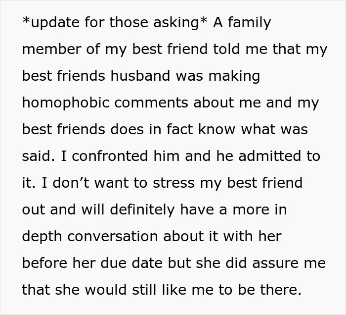 "Might Make Me Attracted To Her": Husband Doesn't Want Wife's BFF In The Delivery Room "Might Make Me Attracted To Her": Husband Doesn't Want Wife's BFF In The Delivery Room