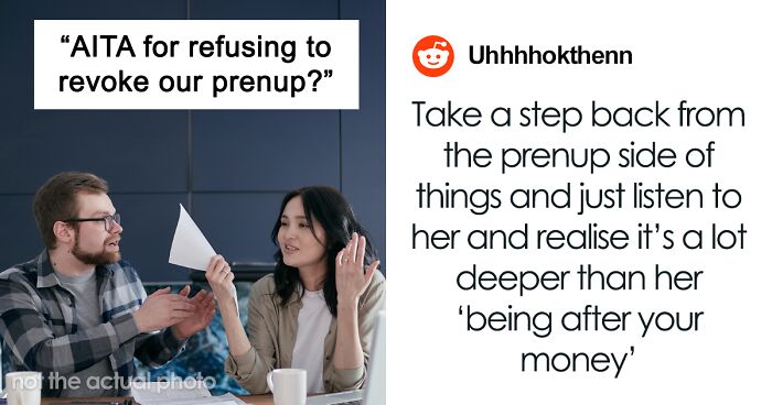 Wife Demands Her Husband Revoke Their Prenup Two Years Into Marriage, He Refuses