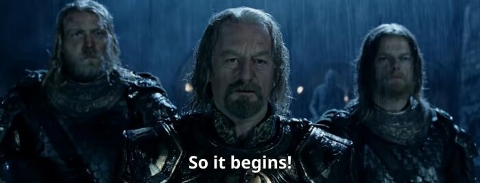 If You Start Lord Of The Rings, The Two Towers On December 31st At 21:13:19 You Will Start The New Year With Théoden Saying: