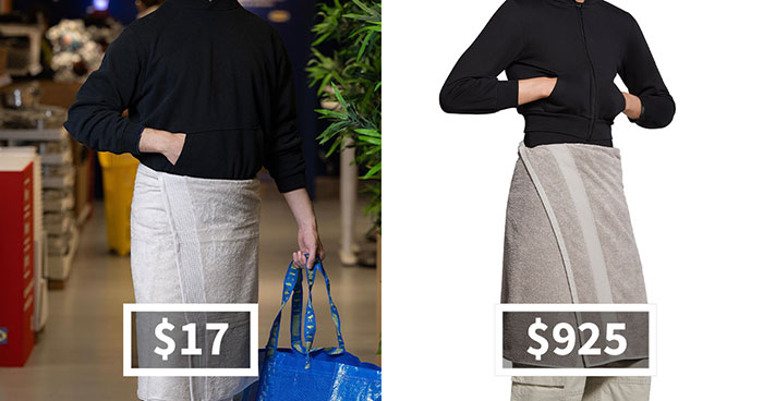 IKEA Shares Hilarious Comeback To Balenciaga’s $925 “Towel Skirt”