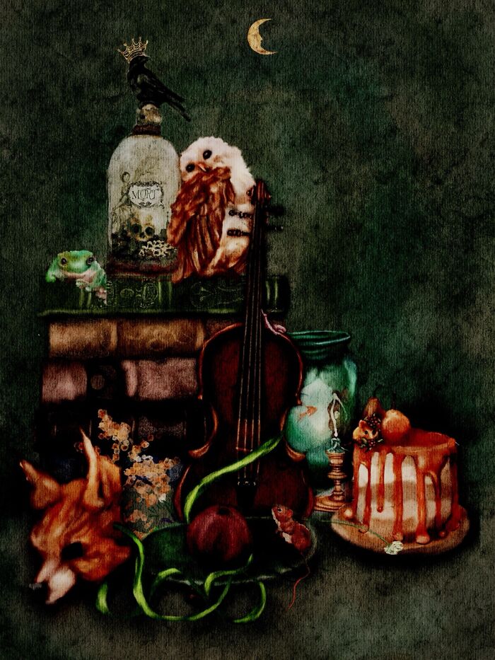 I've Been Creating Some Gothic Digital Watercolors For A Fantasy Rpg (5 Pics)