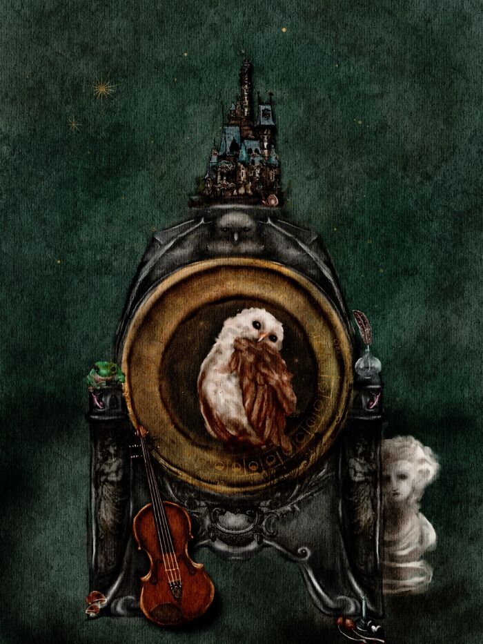 I've Been Creating Some Gothic Digital Watercolors For A Fantasy Rpg (5 Pics)