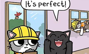 26 Cute Comics About Daily Life With 4 Cats And A Boyfriend, By Rebecca Rose Comics (New Pics)
