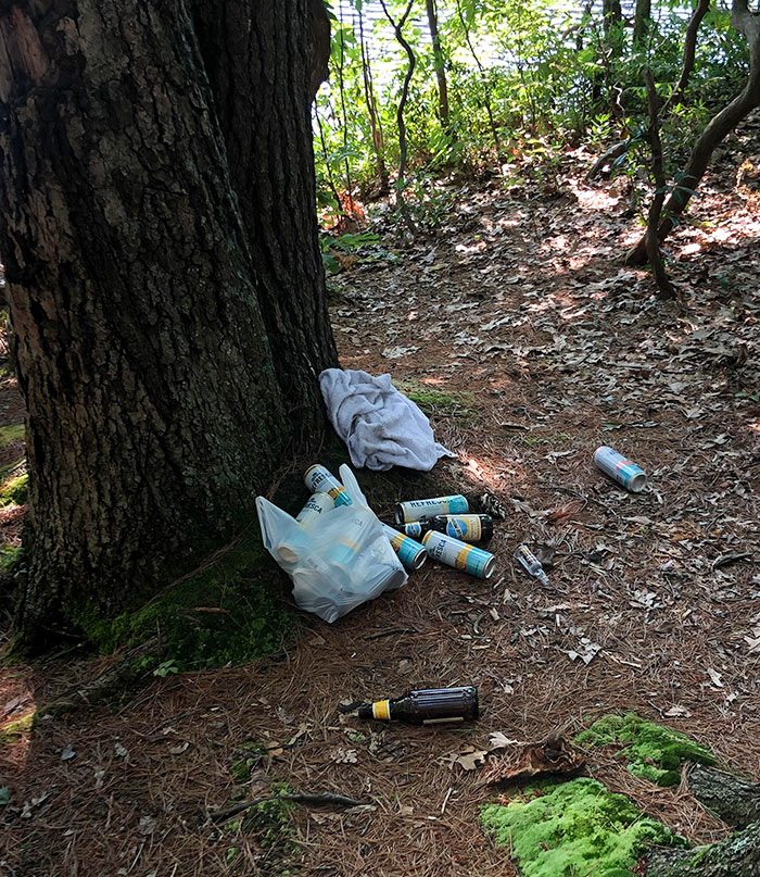 I Don't Understand Why People Can't Carry Out Their Own Trash. Especially At A State Park